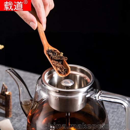 載道 煮茶器全自動(dòng)保溫煮茶壺玻璃安化黑茶大容量1.5L蒸茶壺圖片