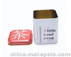 東莞唯諾制罐廠家定制茶葉鐵盒 食品級正方形馬口鐵盒