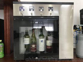 供应厂家直销4支超薄型葡萄酒分酒机，不锈钢材质，长效保鲜20天
