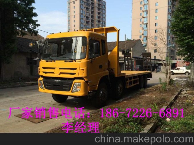 東風(fēng)后雙橋挖掘機拖車(chē)圖片