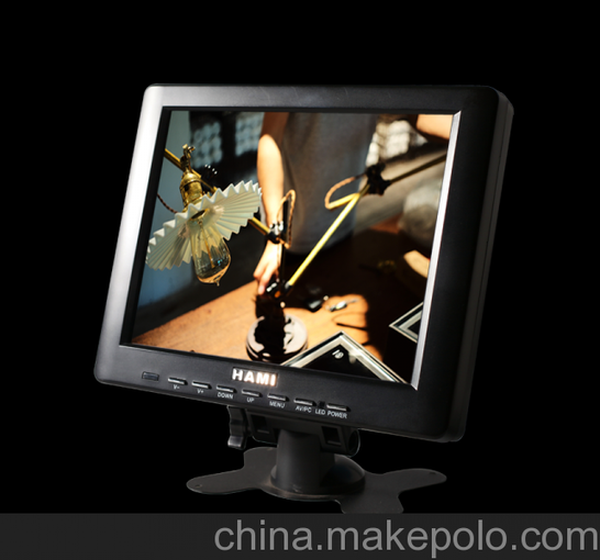 哈咪H8002--8寸液晶監(jiān)視器，應(yīng)用工業(yè)視頻顯微鏡、工業(yè)內(nèi)窺鏡圖片