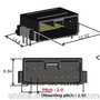 hrs连接器在新能源汽车方面的应用ZE05-12DP-2H看这个就行了