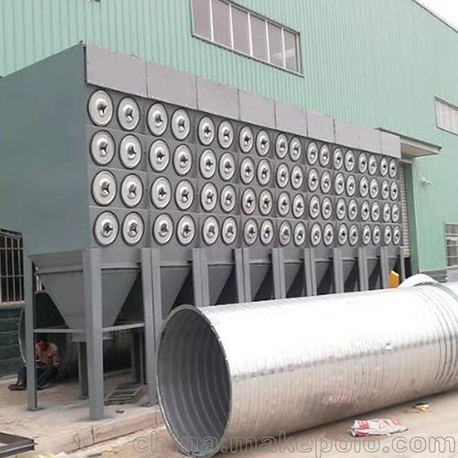 組合式濾筒除塵器，脈沖清灰，中效褶皺濾芯過濾圖片