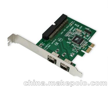 PCI-Express Combo 2x Firewire and 1x IDE Controller Card VT6330 chipset [SY-PEX50015] 