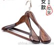 申义 西装实木大衣架 宽肩无痕衣挂木质衣架子家用晾衣服衣撑子