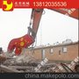 先进的勾机拆迁钢筋混凝土破碎固定式液压粉碎钳