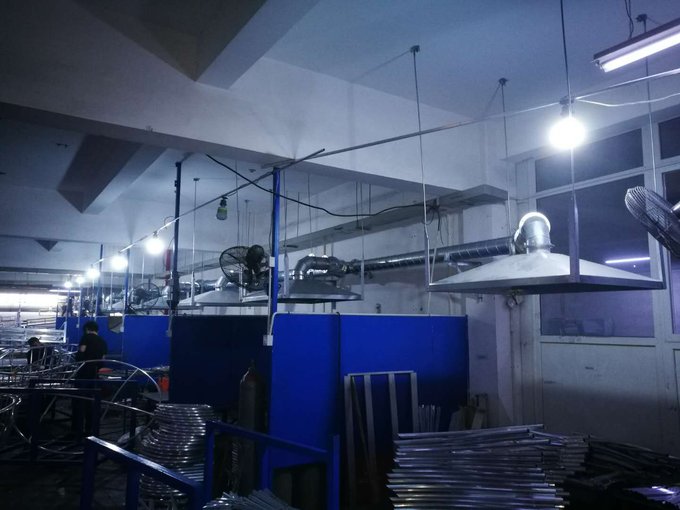 溫州蒼南造粒車(chē)間凈化廢氣處理，油煙凈化廢氣處理達(dá)標(biāo)排放圖片