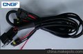 hid线组 H4氙气灯带继电器加强线组 厂家直批 汽车线束加工
