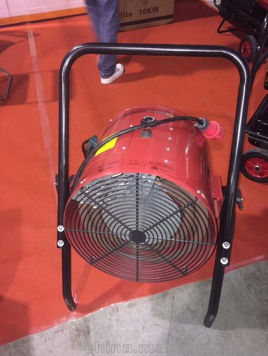 供應沈陽(yáng)電取暖器，車(chē)間取暖電熱風(fēng)幕機15KW，自帶溫控圖片