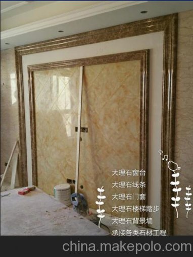 無(wú)錫大理石 大理石線(xiàn)條邊窗套門(mén)套窗鏡框石線(xiàn)條背景墻框角線(xiàn)圖片