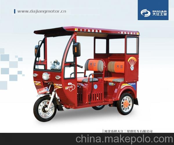 特價(jià)大江福星K6  燃油三輪載客摩托車(chē) 客運三輪車(chē)圖片
