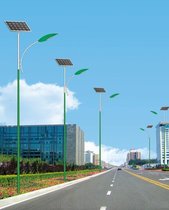 山东省潍坊市工程采购6米热镀锌太阳能LED路灯