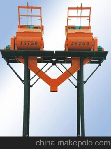 遠(yuǎn)銷國(guó)外JS750型雙臥軸強(qiáng)制式混凝土攪拌機(jī)龍鼎圖片