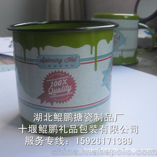 定制搪瓷杯懷舊禮品搪瓷杯/批發(fā)加工個(gè)性搪瓷杯彩色圖案/搪瓷口杯圖片