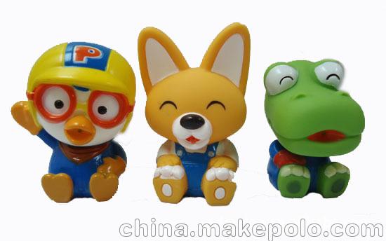韓國正版 pororo小企鵝洗澡3件套 帶噴水功能 庫存玩具