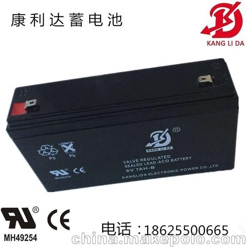 6v7AH兒童玩具車用電瓶 車位鎖 吊鉤秤用免維護蓄電池圖片