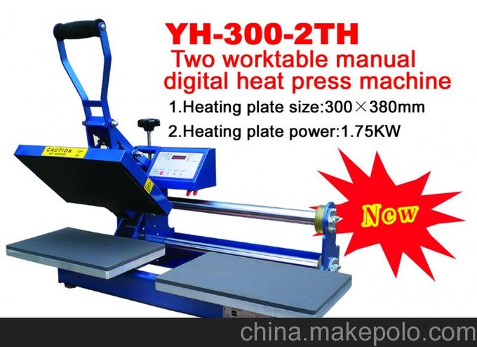 供應(yīng)廠家直銷手動(dòng)數(shù)控雙工位便攜式燙畫機(jī)T恤印花機(jī)燙花機(jī)圖片