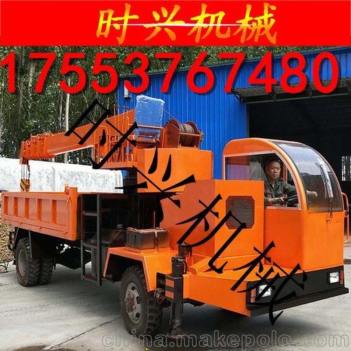 全液壓出腿東風(fēng)后雙橋起重機(jī) 微型隨車吊之王圖片