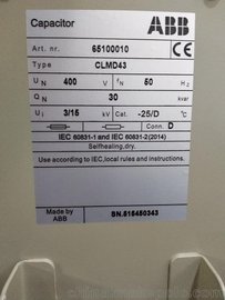 ABBƷCLMD43/16.7KVAR 480V 50HZ؃r