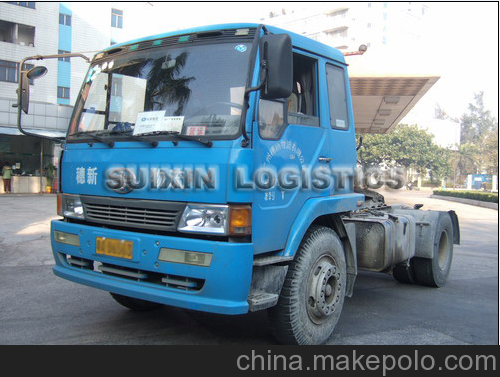 黃埔進(jìn)口集裝箱拖車圖片
