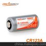 OrcaTorch CR123A 1300mA 高性能锂离子电池