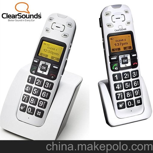 優(yōu)選美國進口ClearSounds A400數(shù)字無繩固定電話機辦公家用子母機圖片