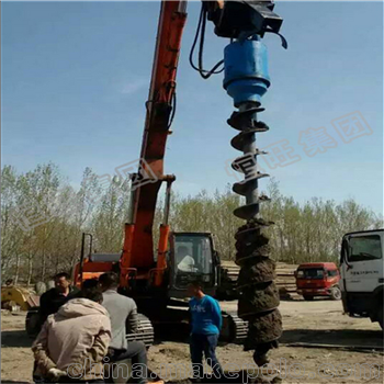 新式螺旋鉆機(jī) 挖機(jī)改裝打樁機(jī)圖片