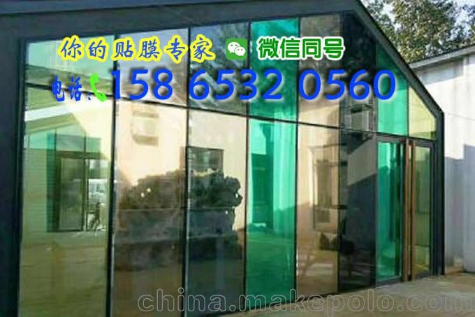 安吉浴室玻璃門防爆膜,電梯玻璃井道貼防曬膜,安吉建筑玻璃膜圖片