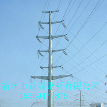 丽江市双回路66kv终端钢杆 架空线15米直线钢管杆 来图生产