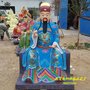 三圣爷神像 三圣佛像雕塑厂家 寺庙寒山三圣神像高清图片细节
