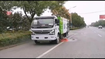 道路清扫车扫路车扫地车操作视频