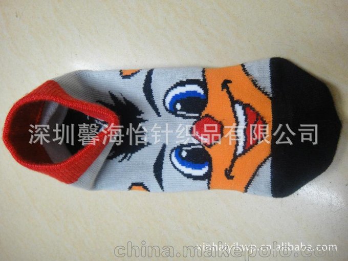 可愛(ài)卡通 全棉兒童短襪 外貿(mào)卡通襪子 可來(lái)圖來(lái)樣定制圖片