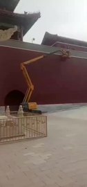 北京天安门20米曲臂车作业视频