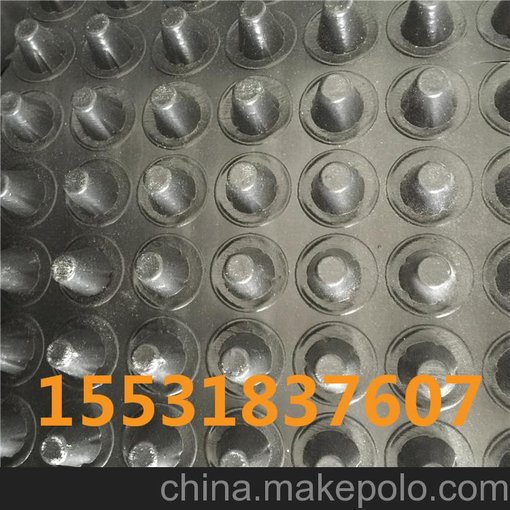 塑料排水板施工圖片 恒全廠家直銷2cm單面凹凸排水板圖片