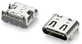 板上16Pin 母座 黑胶 带弹 USB type c 连接器