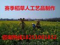 批发江苏艺术稻草景观雕塑 沭阳制作价格赛力卡通稻草人厂家