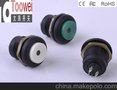 太玮 16mm 带灯无锁/自锁按钮开关 防水IP67 红黄蓝绿白