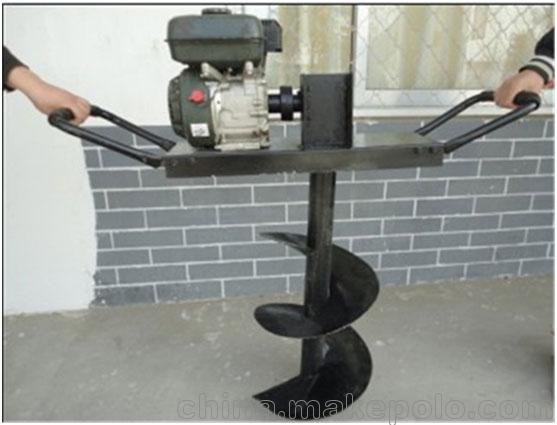挖坑立桿一體機汽油動(dòng)力挖坑機 操作方便安全圖片