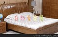 徐州家具厂家橡木扇形实木床特价直销