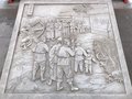 汉白玉古代人物浮雕壁画 石雕浮雕厂家电话 石浮雕定制