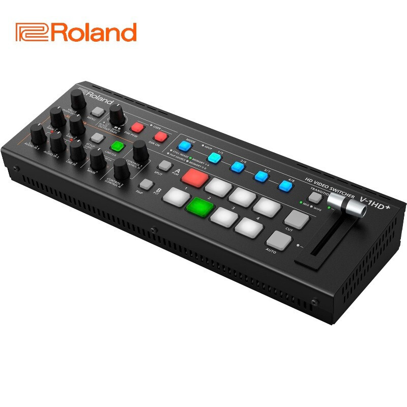 Roland罗兰V-1HD+PLUS导播切换台4路HDMI输入直播台视频会议图片_3