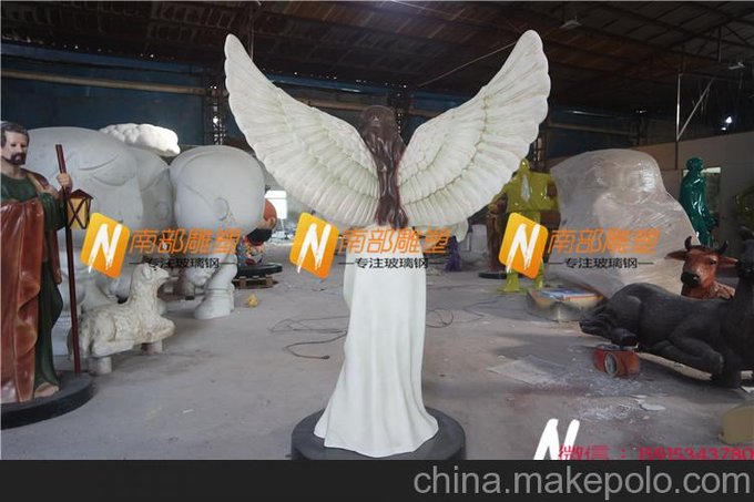 宁波市北仑区玻璃钢动物雕塑户外景观雕塑图片