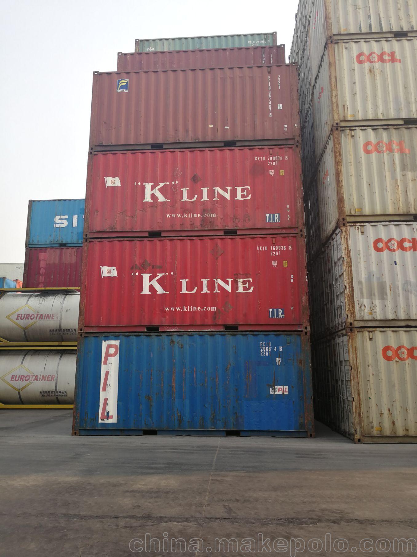 天津港二手集装箱海运集装箱货柜箱房改造等