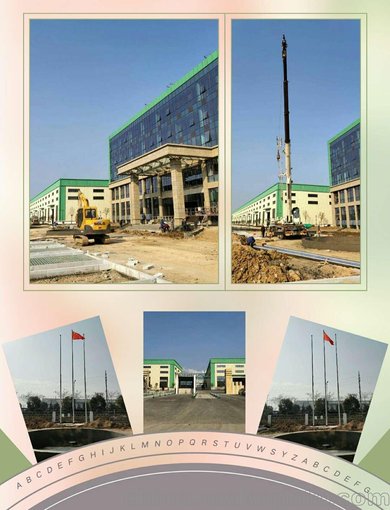 洛陽(yáng)市304不銹鋼電動(dòng)變徑旗桿 錐形自動(dòng)升降學(xué)校單位旗桿定制圖片