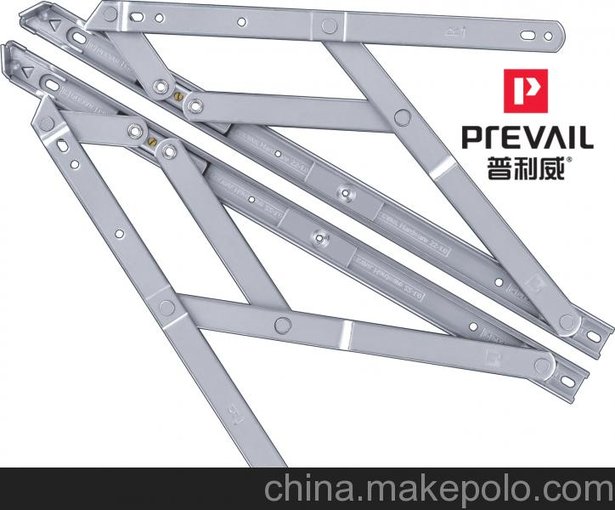 普利威 門窗滑軌/鋁合金鉸鏈/不銹鋼滑撐 H22四連撐（左右款）圖片