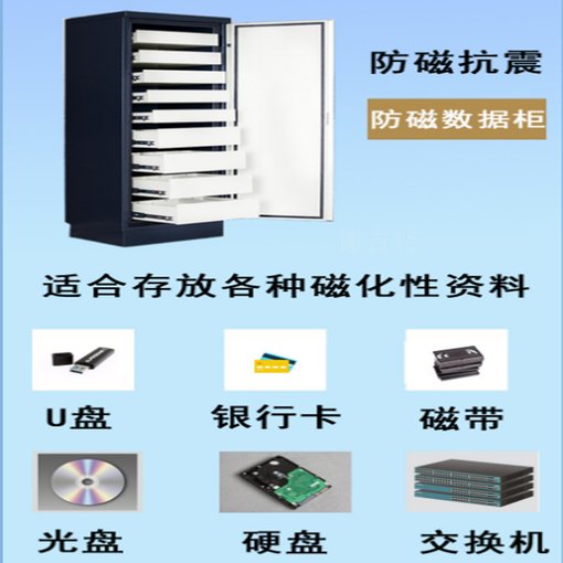 玉溪光盤硬盤檔案防磁柜 全鋼磁盤信息安全柜圖片