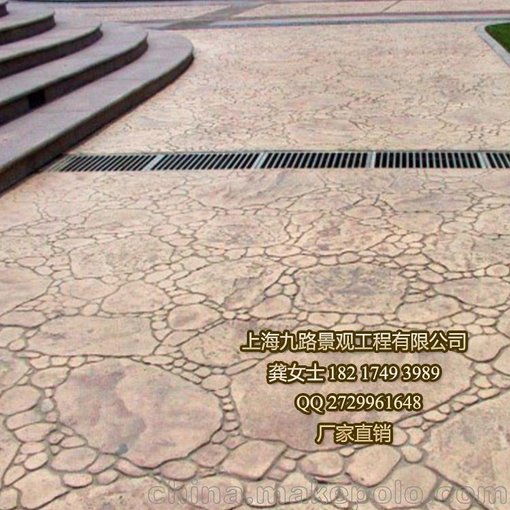 鹿泉市混凝土地坪 河北壓膜路面 長(zhǎng)壽鎮(zhèn)壓花地坪  地坪模具圖片
