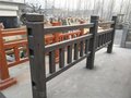 水泥栏杆 仿木护栏 园林景观水泥仿木栏杆