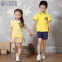 2017夏装全棉休闲学生运动装班服幼儿园园服厂家