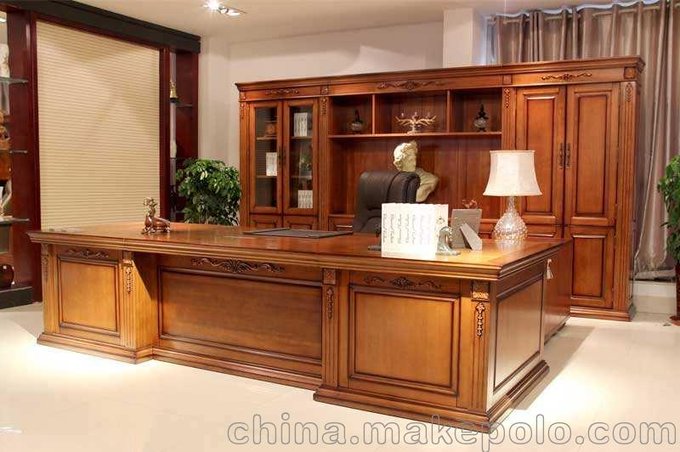 花都辦公家具出售大班臺老板椅圖片